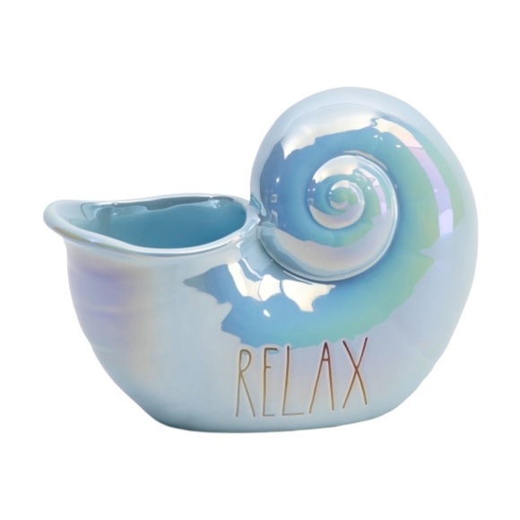 Rae Dunn Other - 𝅺RAE Dunn Lustrous RELAX Ceramic Shell